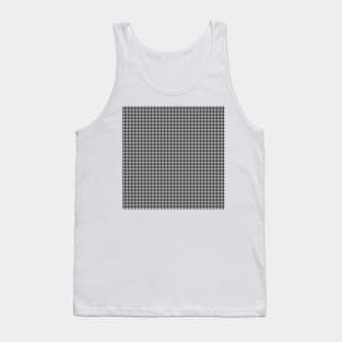 Classic Vintage Black and White Houndstooth Pattern Tank Top